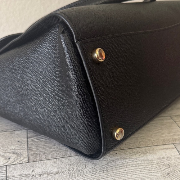 Coach Black Leather Avary Tote F48629 - Picture 14 of 16